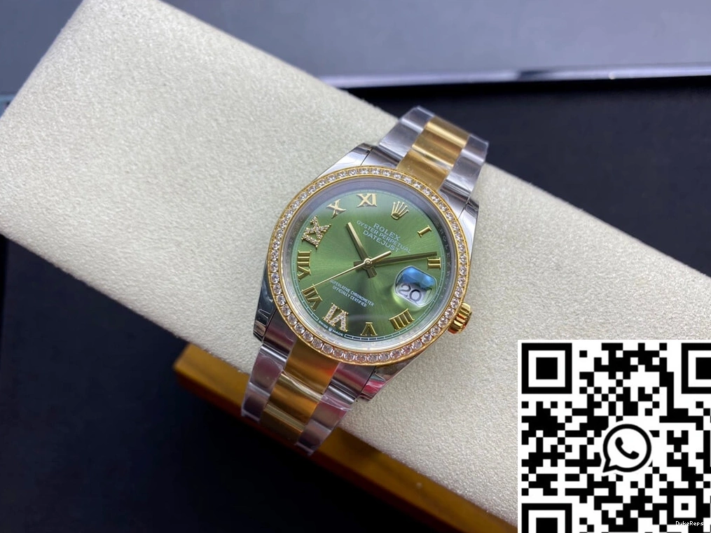 Factory Diamond-set Rolex Datejust M126283RBR-0012 EW Bezel 0714